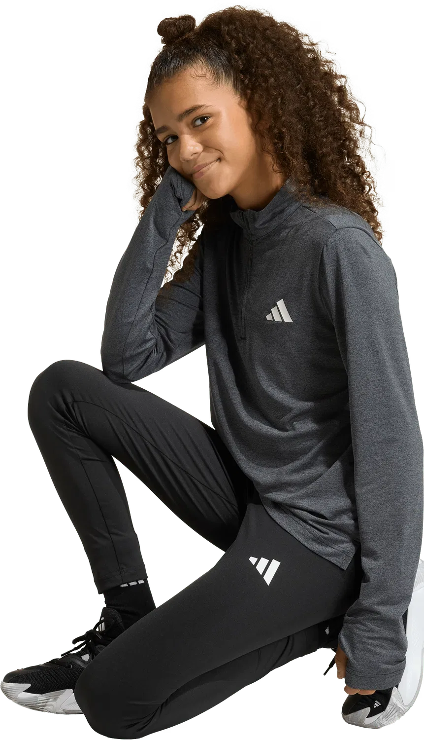 Спортивные леггинсы Adidas, черный — фото 4