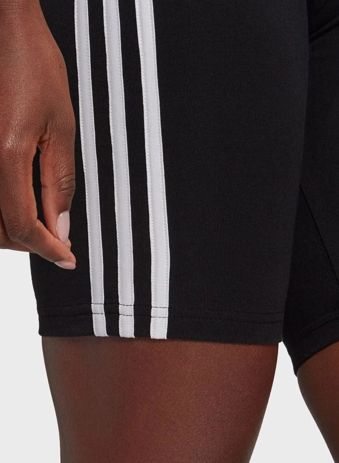 Леггинсы тренировочные с посадкой по фигуре Adidas, черный — фото 4
