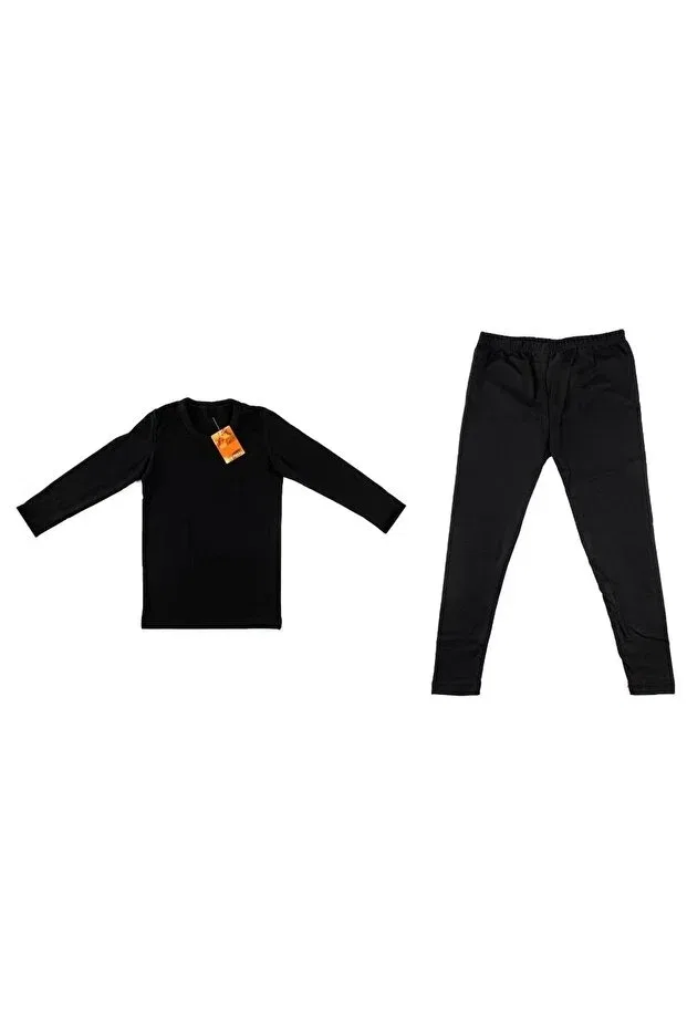 Детский комплект термобелья для мальчиков N&G Fashion, Black