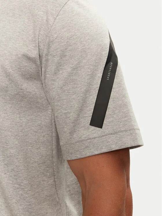 Футболка regular fit Adidas, серый — фото 4