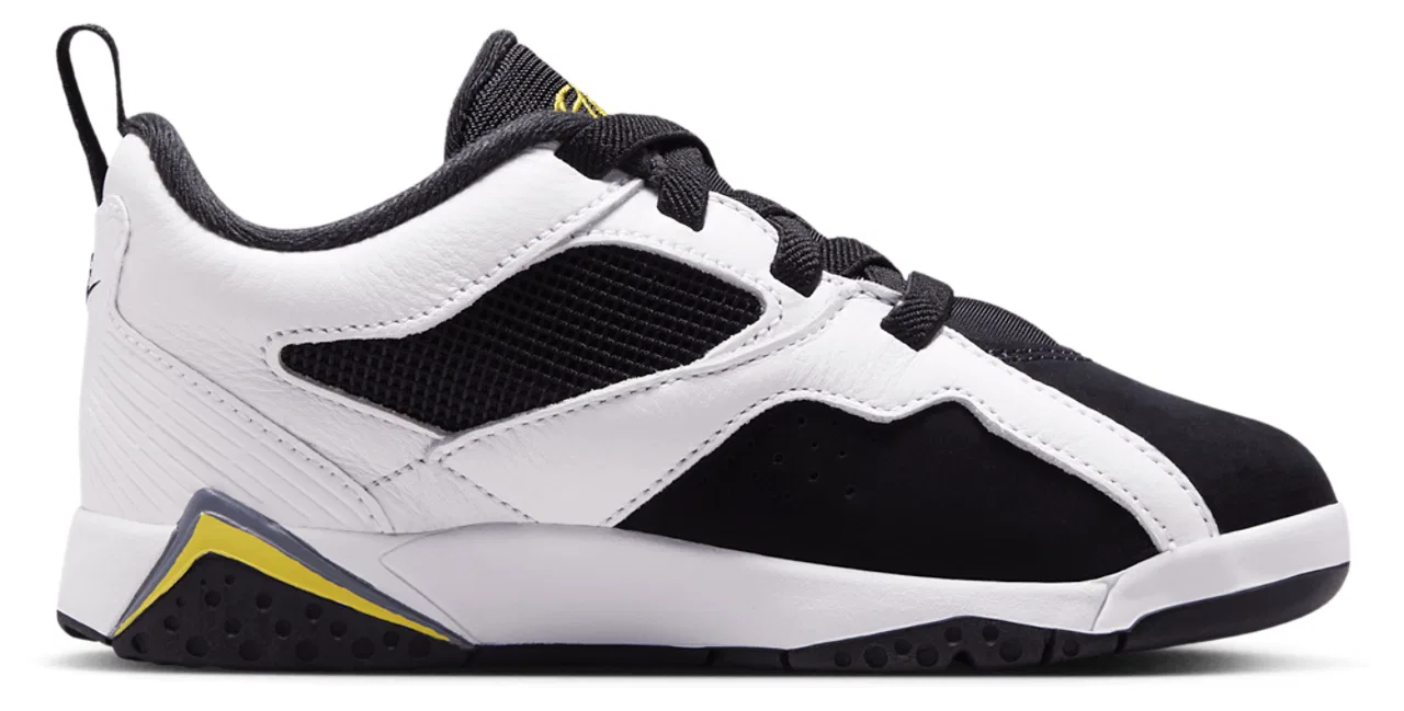 Детские кроссовки для мальчиков с кожаным верхом Jordan MVP 92, Tour Yellow/White/Black