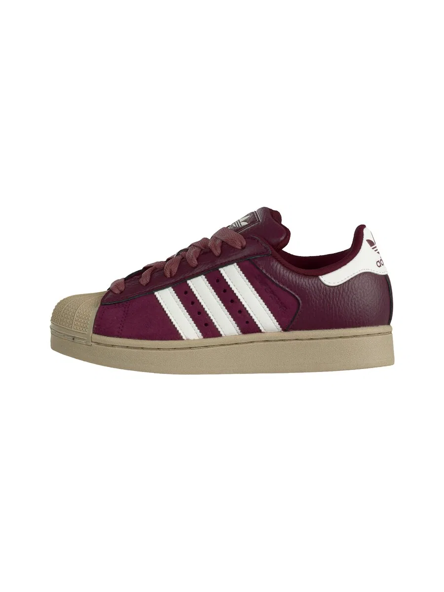 Кроссовки ADIDAS ORIGINALS 'SUPERSTAR II J' в бордовом цвете