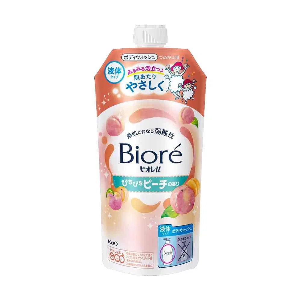 Гель для душа, Peachy Fresh, KAO, 340 мл