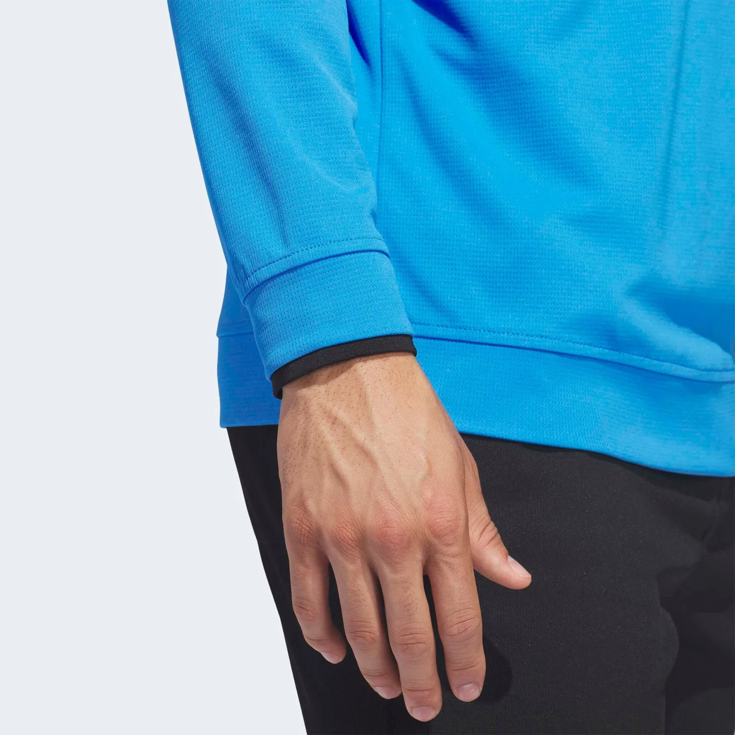 Мужской гольф-худи с молнией до груди Adidas Performance, Lucid Ray Blue — фото 3