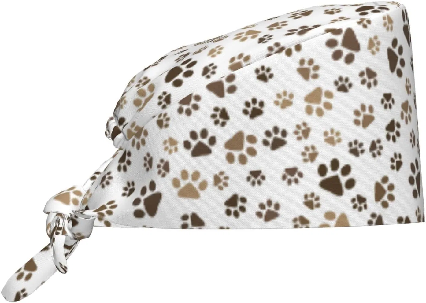 Шапочка для душа с регулируемым ремешком, HLBSDM, Polyester, Rainbow Paw Print