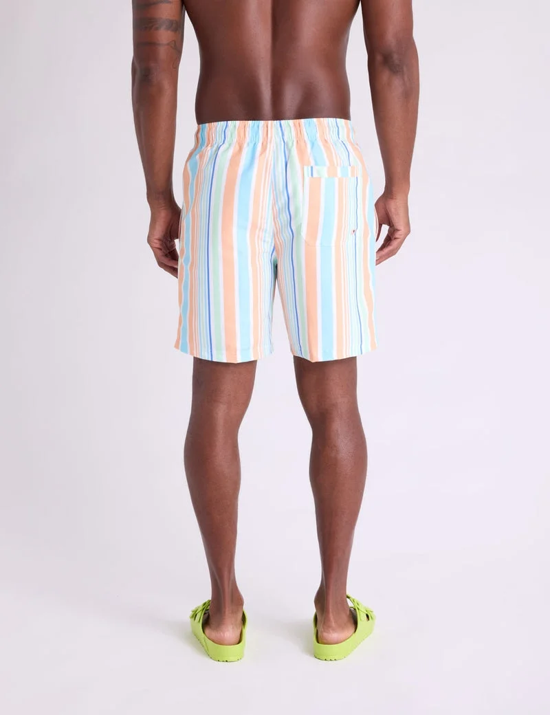 Мужские шорты для плавания U.S. Polo Assn. 7" Multistripe, мультиколор — фото 3