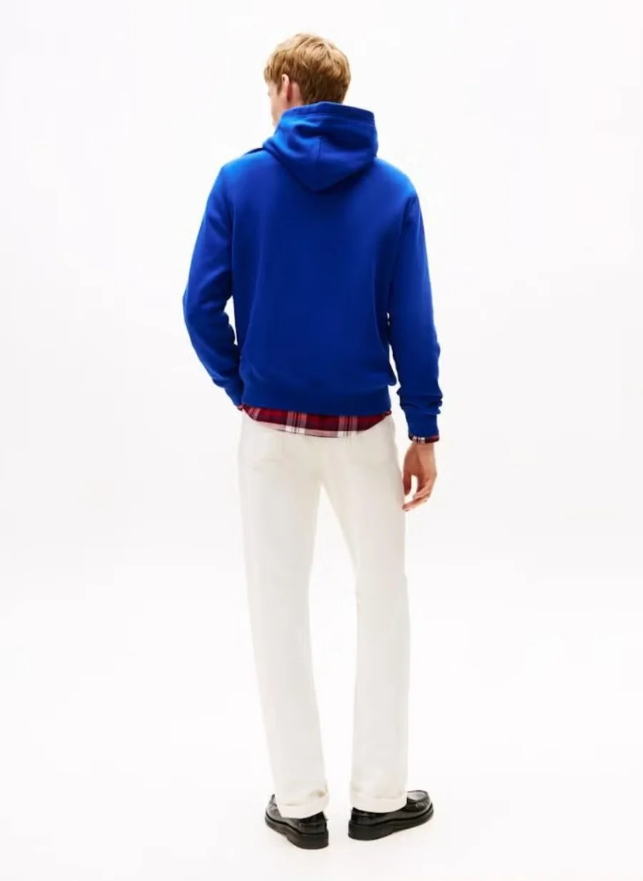 Худи Tommy Hilfiger Essential Pullover, синий — фото 3