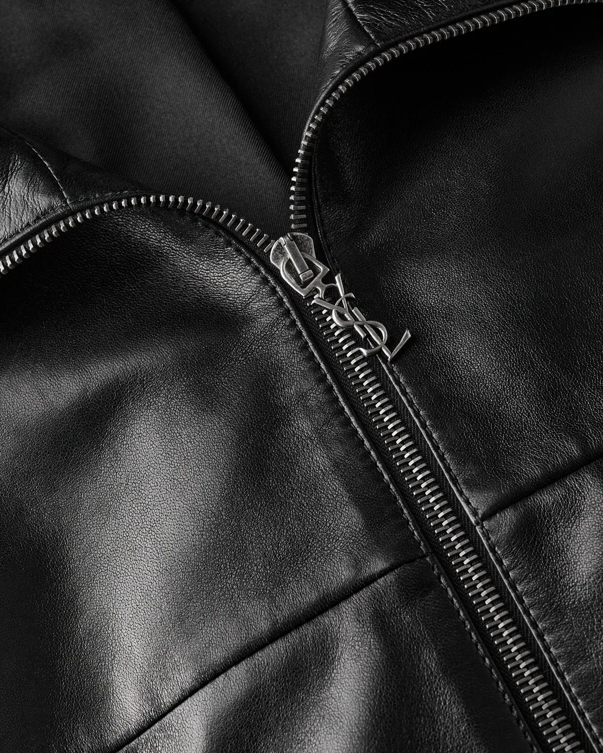 SAINT LAURENT Куртка CASSANDRE из овечьей кожи — фото 4