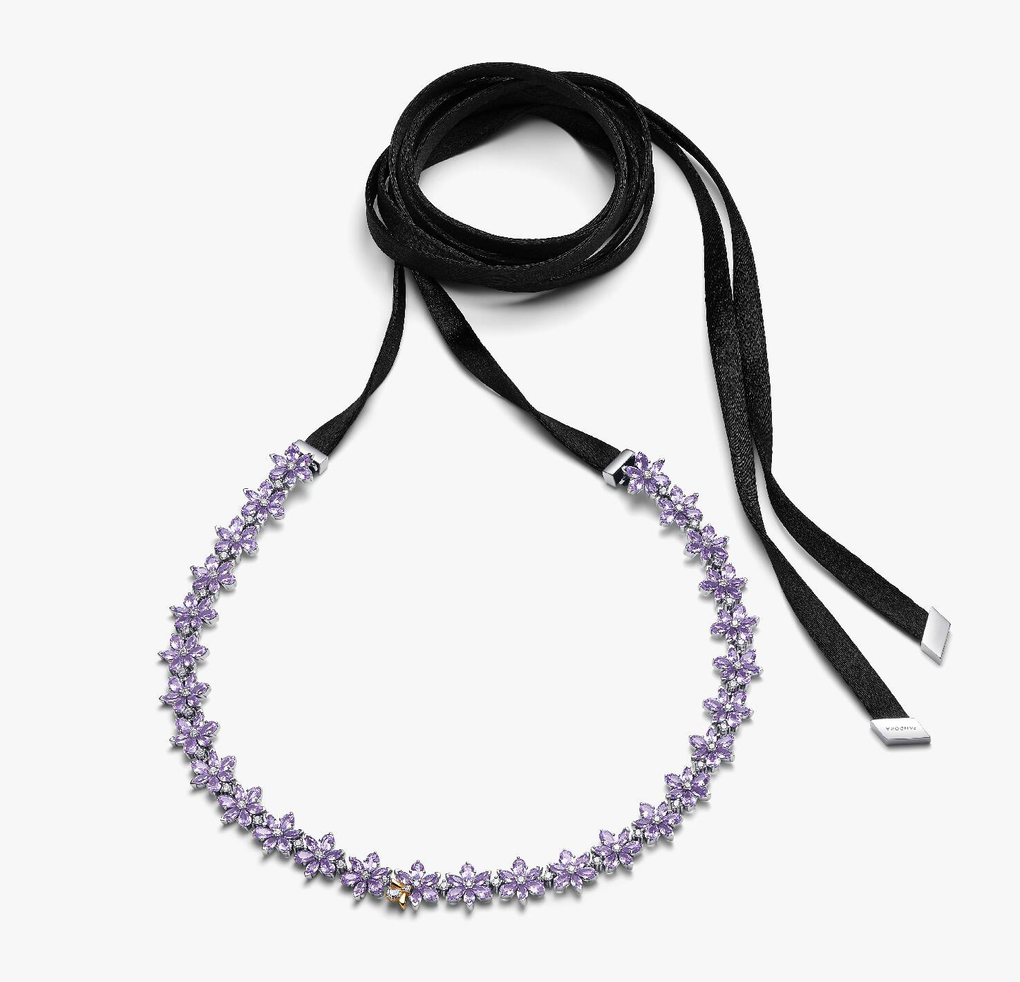 

Колье-чокер Pandora Bridgerton Herbarium & Bee, серебро