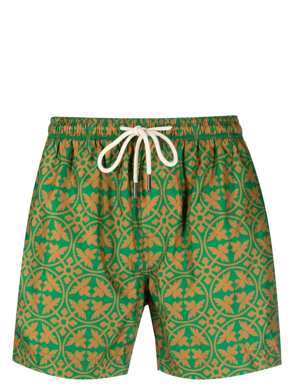 

Плавки-шорты с геометричным принтом PENINSULA SWIMWEAR, зеленый