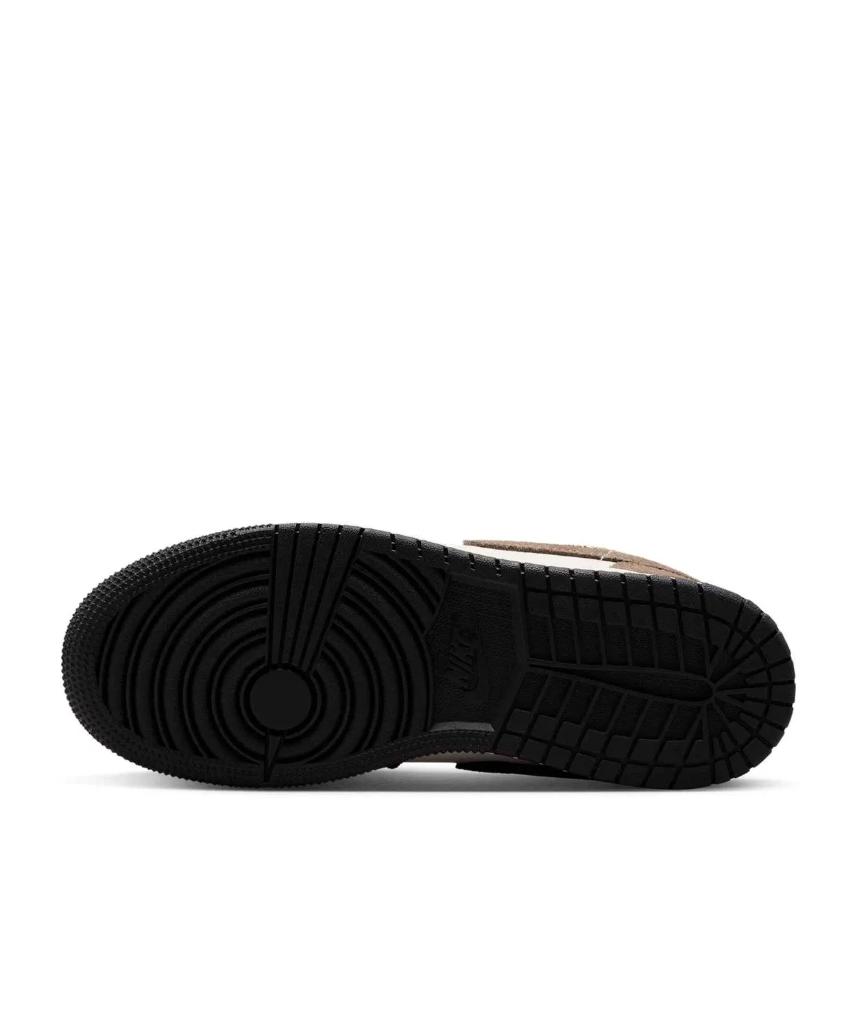 Детские кроссовки с кожаным верхом Air Jordan 1 Low Palomino JORDAN BRAND, Brown — фото 2