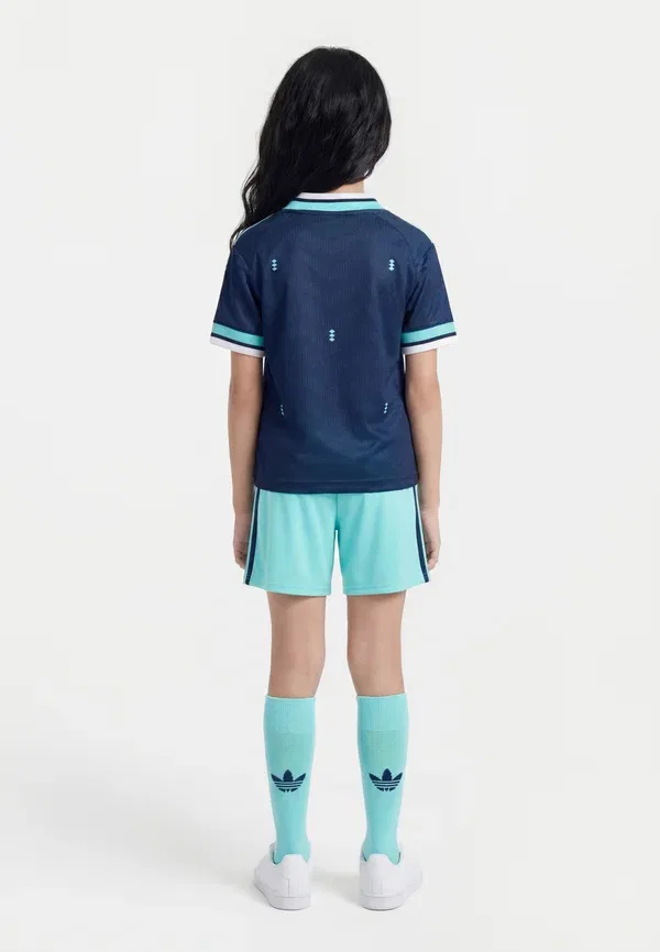 Выездной комплект сборной Германии, унисекс - спортивные шорты Adidas Originals, темно-синий — фото 2