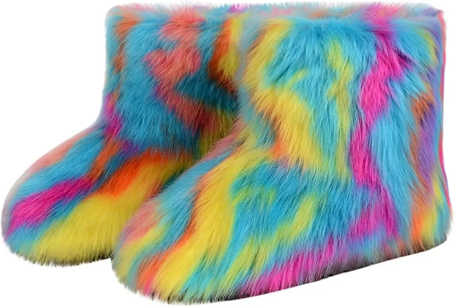 Детские зимние сапоги для девочек с мехом LLTMALL, Multicolour — фото 2