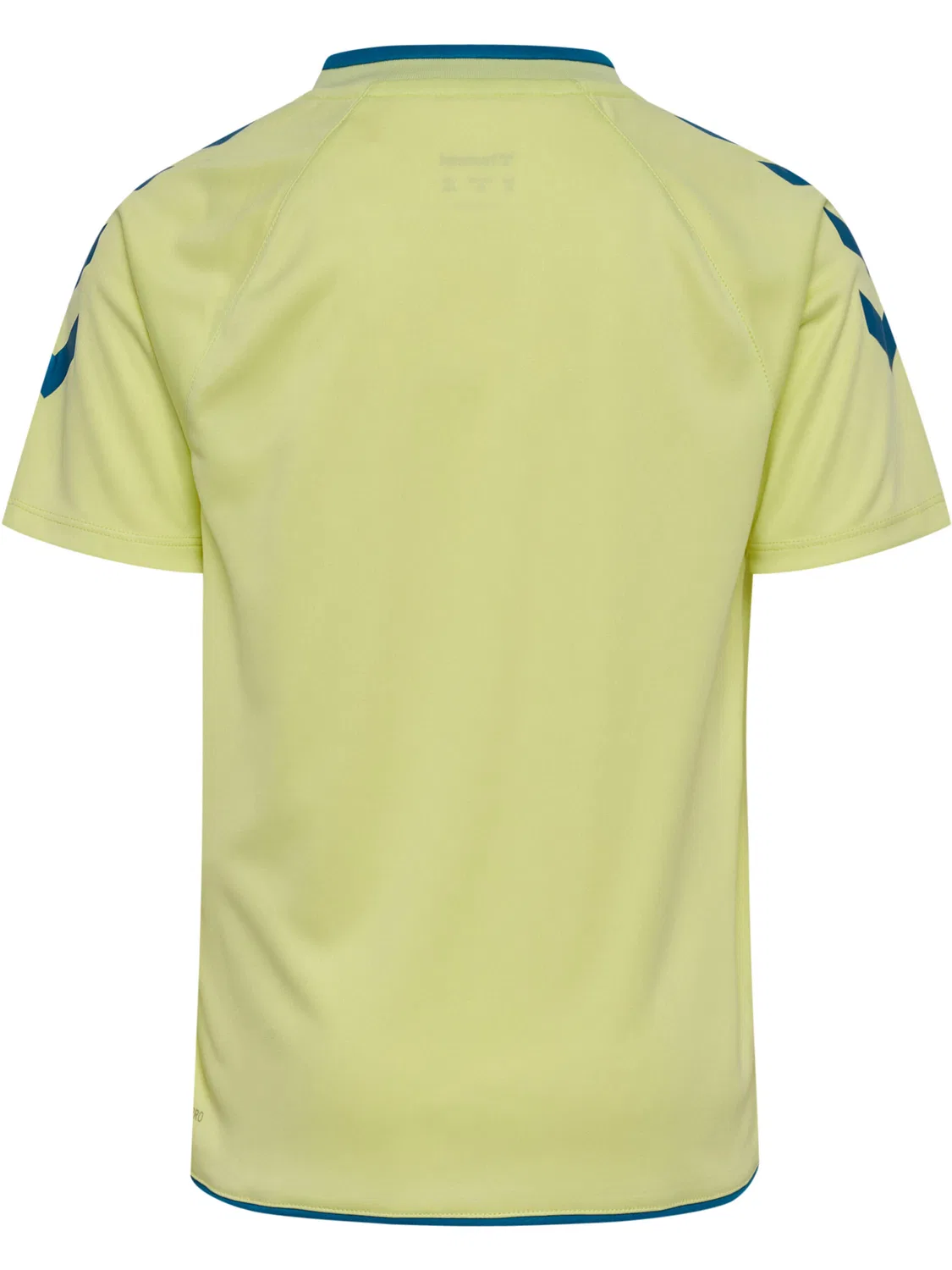 Детская футболка Hmlcore Hummel, Fluoreszierendes Hellgelb / Helles Himmelblau — фото 3