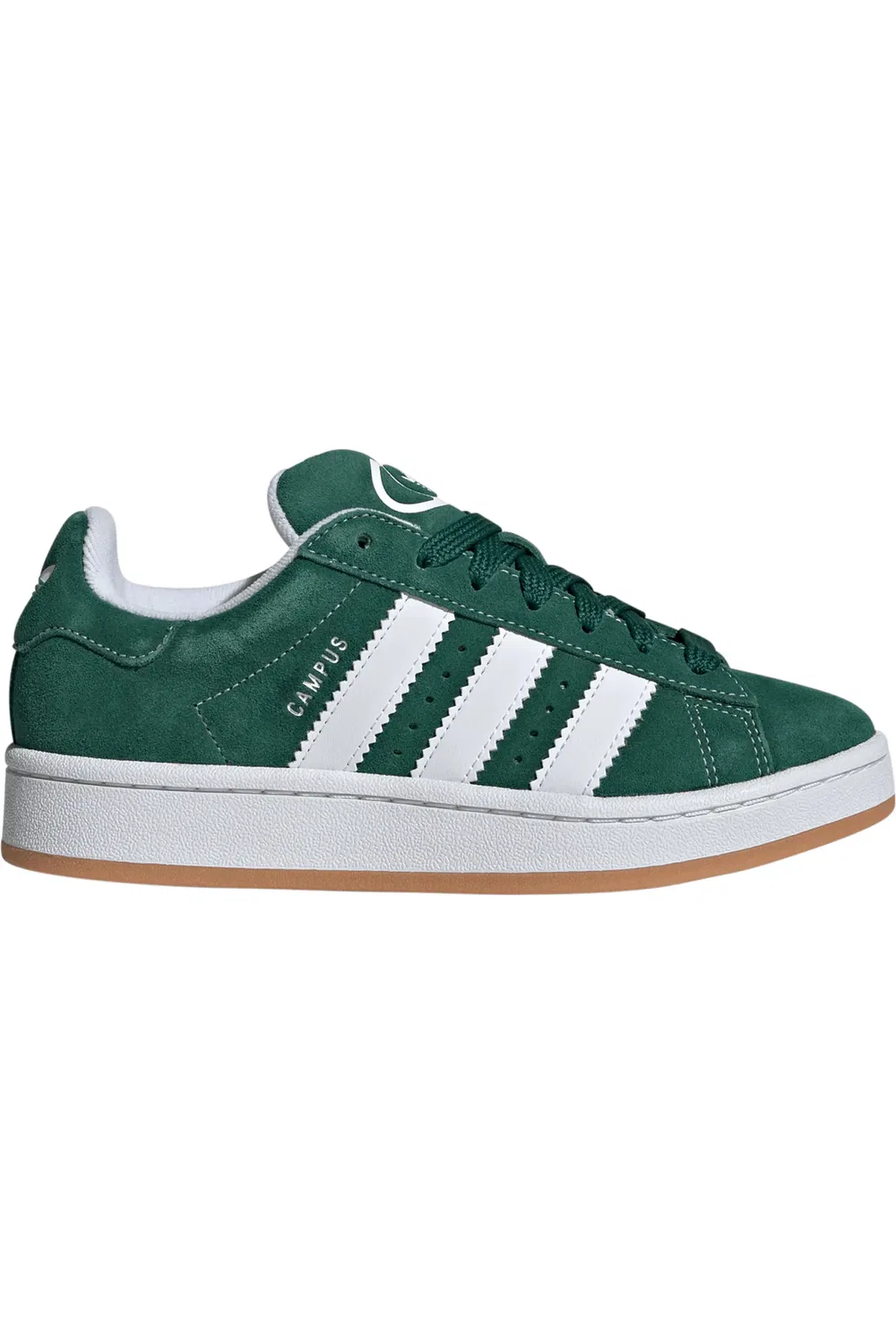 Кроссовки детские Campus 00s adidas, темно-зеленый/белый/белый — фото 3