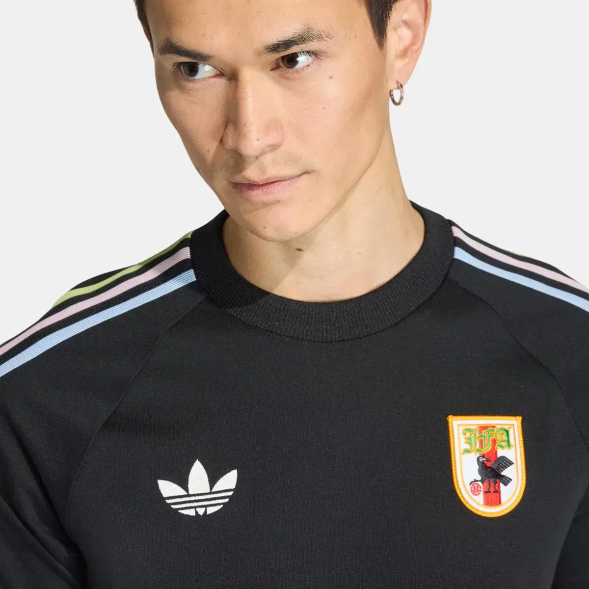 Мужская футболка с принтом Japan adidas Originals, Negro — фото 4