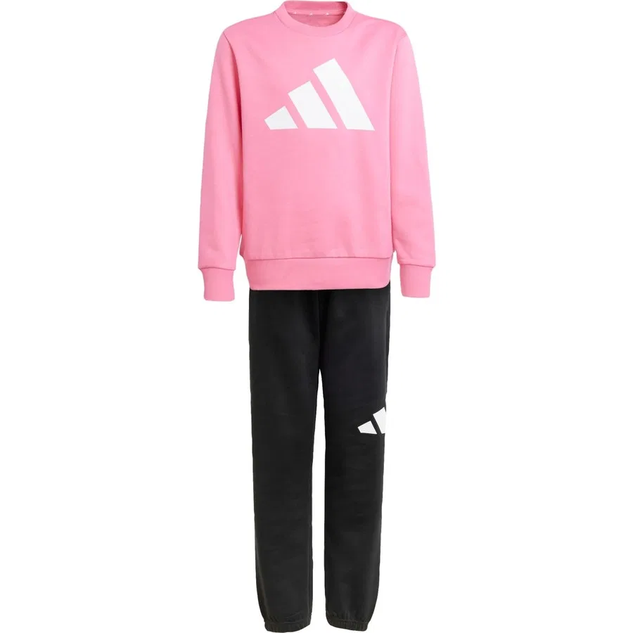 Детский спортивный костюм с молнией adidas Sportswear JD2096 Essentials Joggers Set Kids, Розовый — фото 3