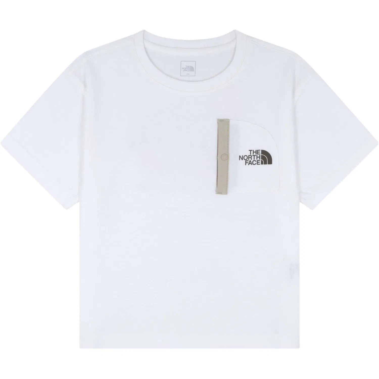Детский спортивный комплект из футболки и брюк с принтом HIKE CAPRI The North Face, Ivory White / Light Khaki — фото 3