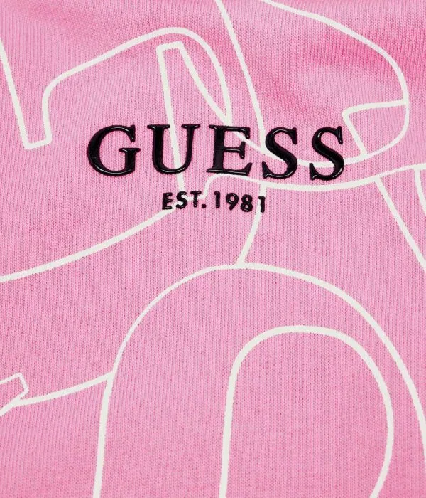 Детское худи для девочек хлопковая Guess, Rosa — фото 3
