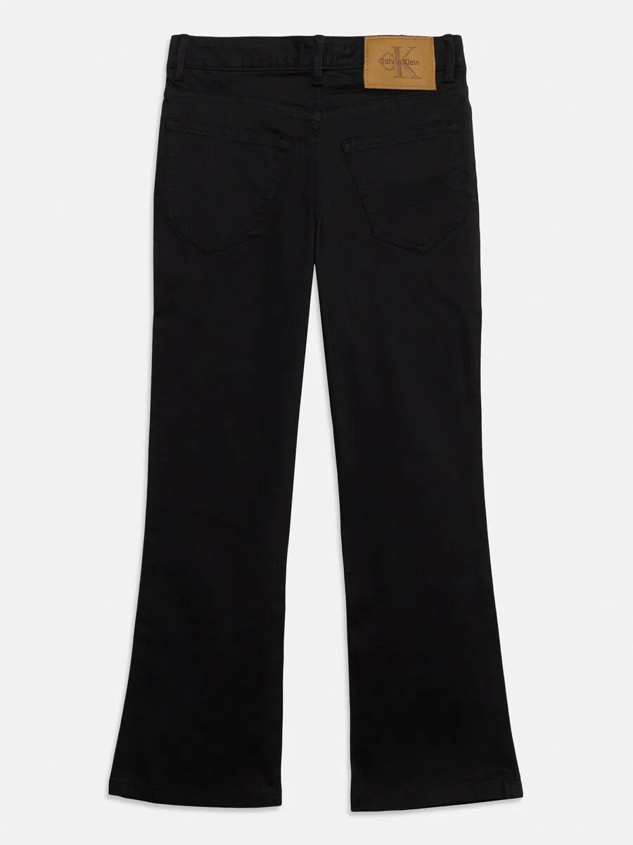 Джинсы-клеш Calvin Klein Jeans, черные — фото 4