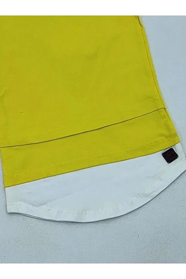 Детская футболка с коротким рукавом хлопковая Baby Boss, Yellow — фото 2