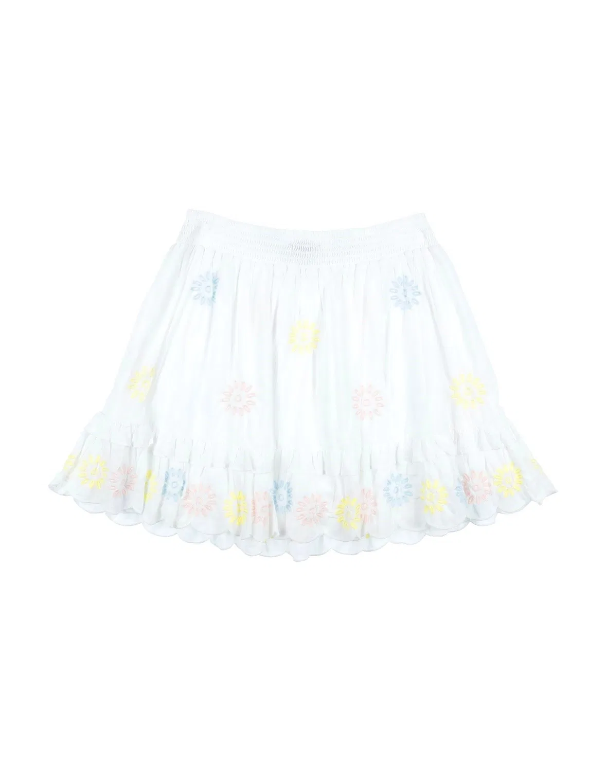 Детская юбка для девочек плетеная Stella McCartney Kids, белый — фото 2