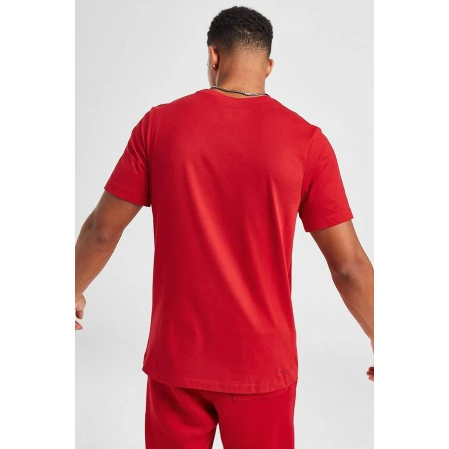 Мужская футболка с графическим принтом Jordan Jumpman Crew Nike, Красный — фото 2