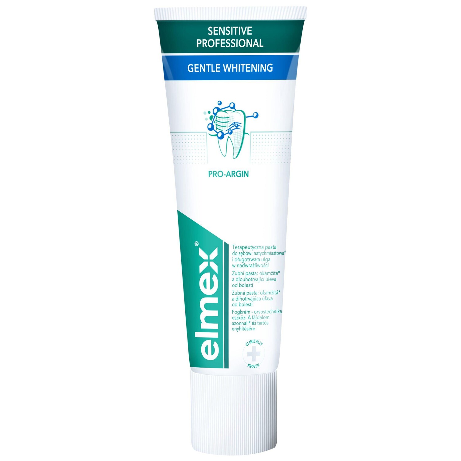 Elmex Sensitive Professional Gentle Whitening мягко отбеливающая зубная паста, 75 мл — фото 2