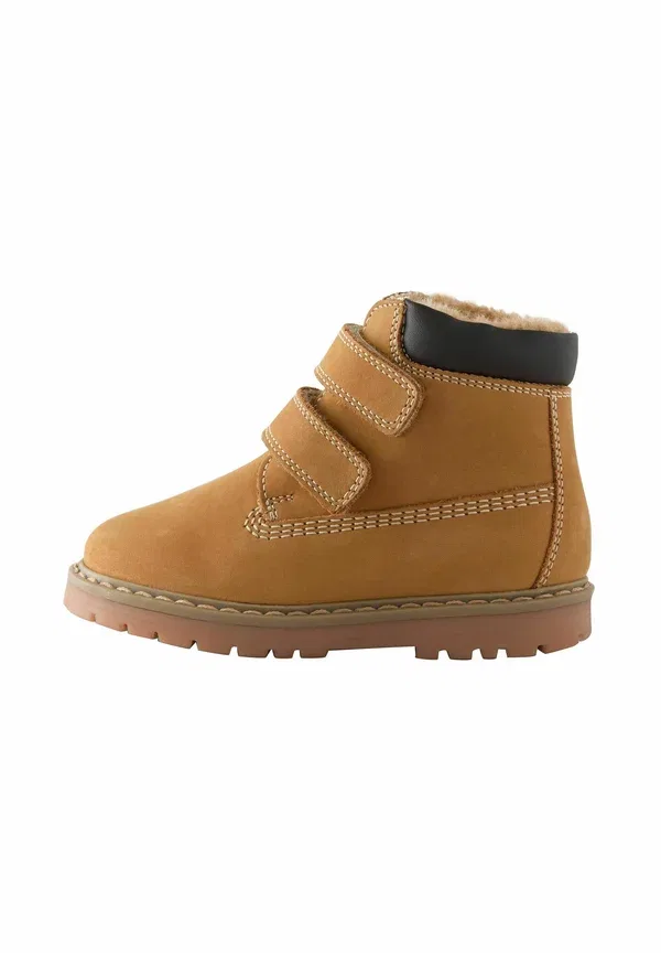 Ботинки с теплой подкладкой Warm touch fastening work, Next, Tan brown, светло-коричневый