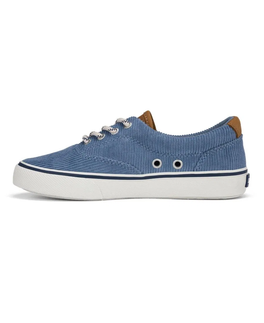 Кеды детские на шнуровке с круглым носком Cvo Striper II Sperry, Blue — фото 2