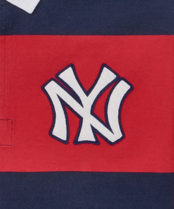 Футболка с длинным рукавом регби, Yankees, Polo Ralph Lauren, темно-синий — фото 4