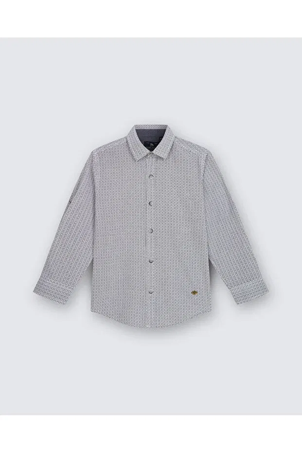 Детская рубашка для мальчиков с длинным рукавом Patterned Shirt Emsun, Patterned