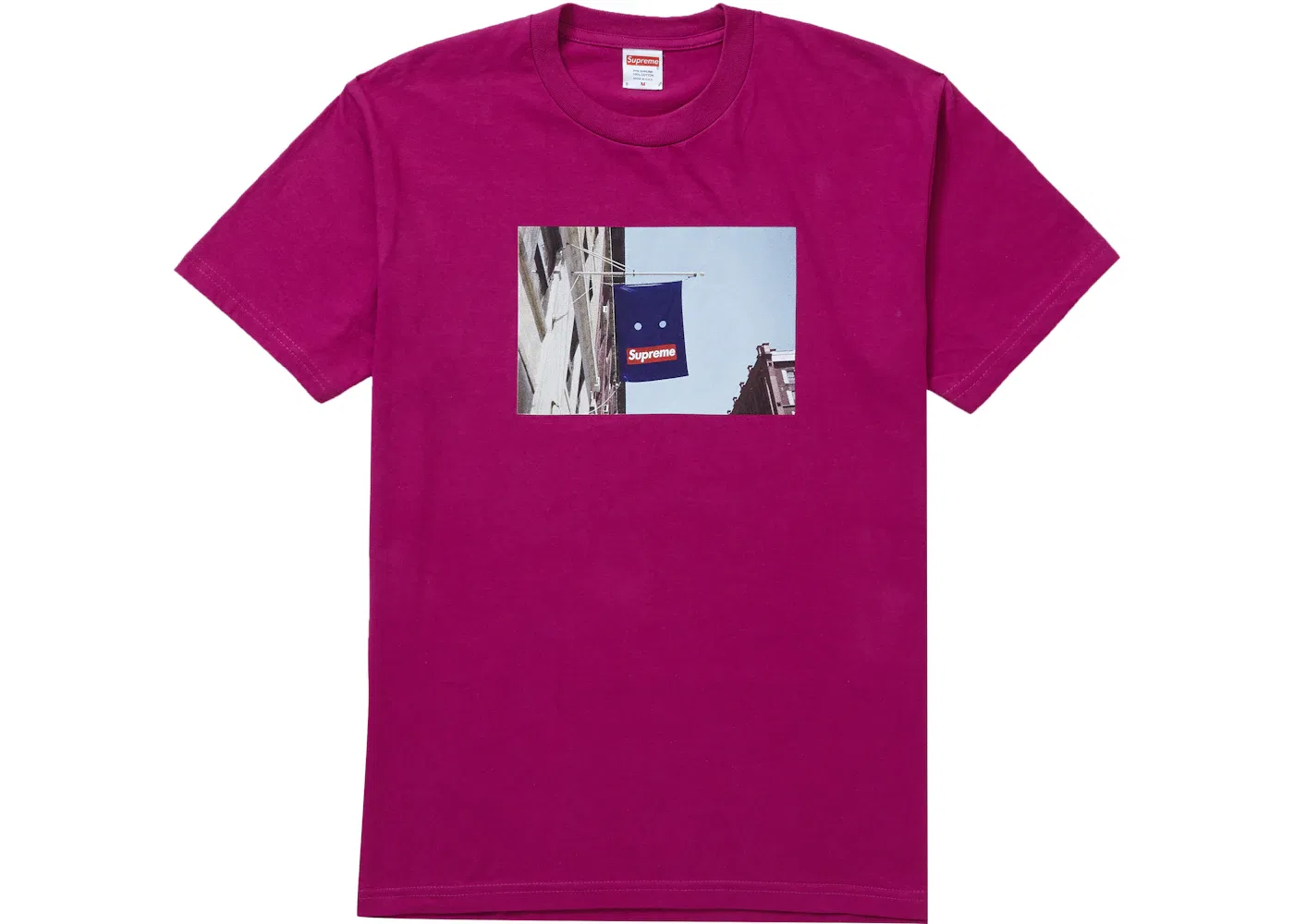 Мужская футболка с принтом Banner Supreme, Magenta
