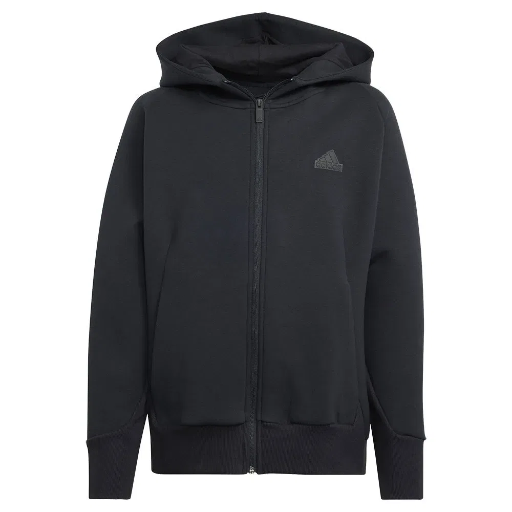Худи на молнии Adidas ZNE, черный