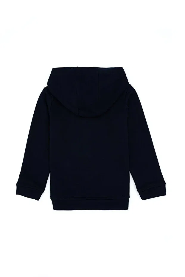 Детское худи для девочек с пайетками и вышивкой U.S. Polo Assn., Navy Blue — фото 2