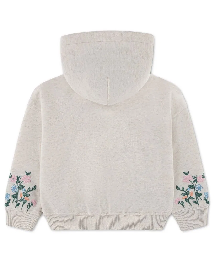 Детский пуловер-худи с вышивкой, с длинным рукавом abercrombie kids, Beige — фото 2