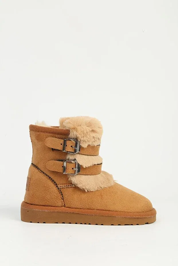 Детские ботинки для девочек без шнуровки Benetton, Tan Color