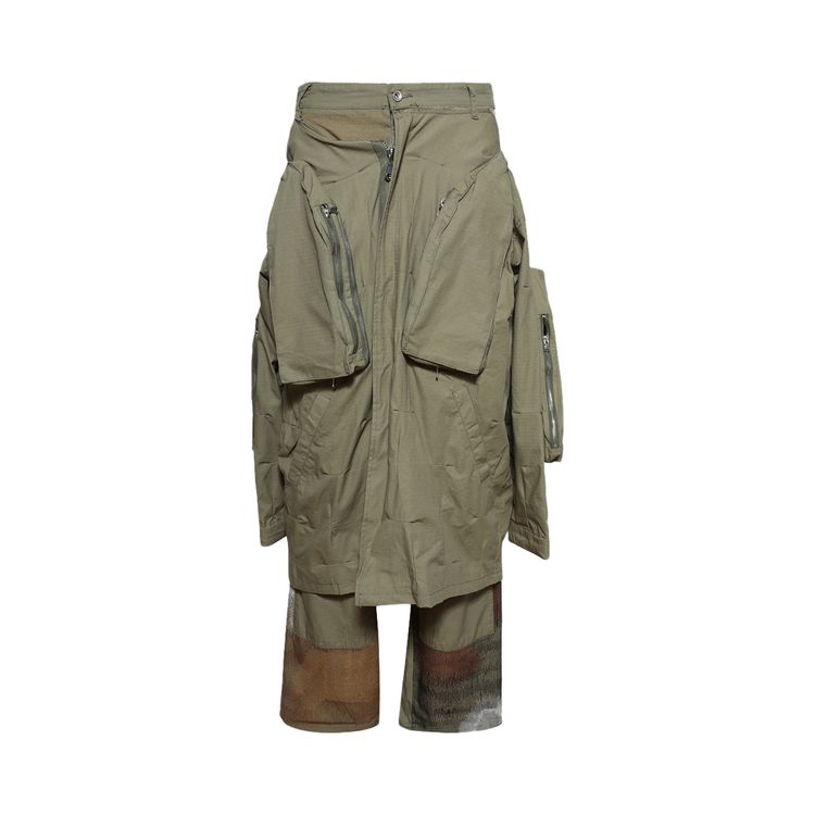 

Парка Who Decides War Military Parka Trouser Olive, зеленый