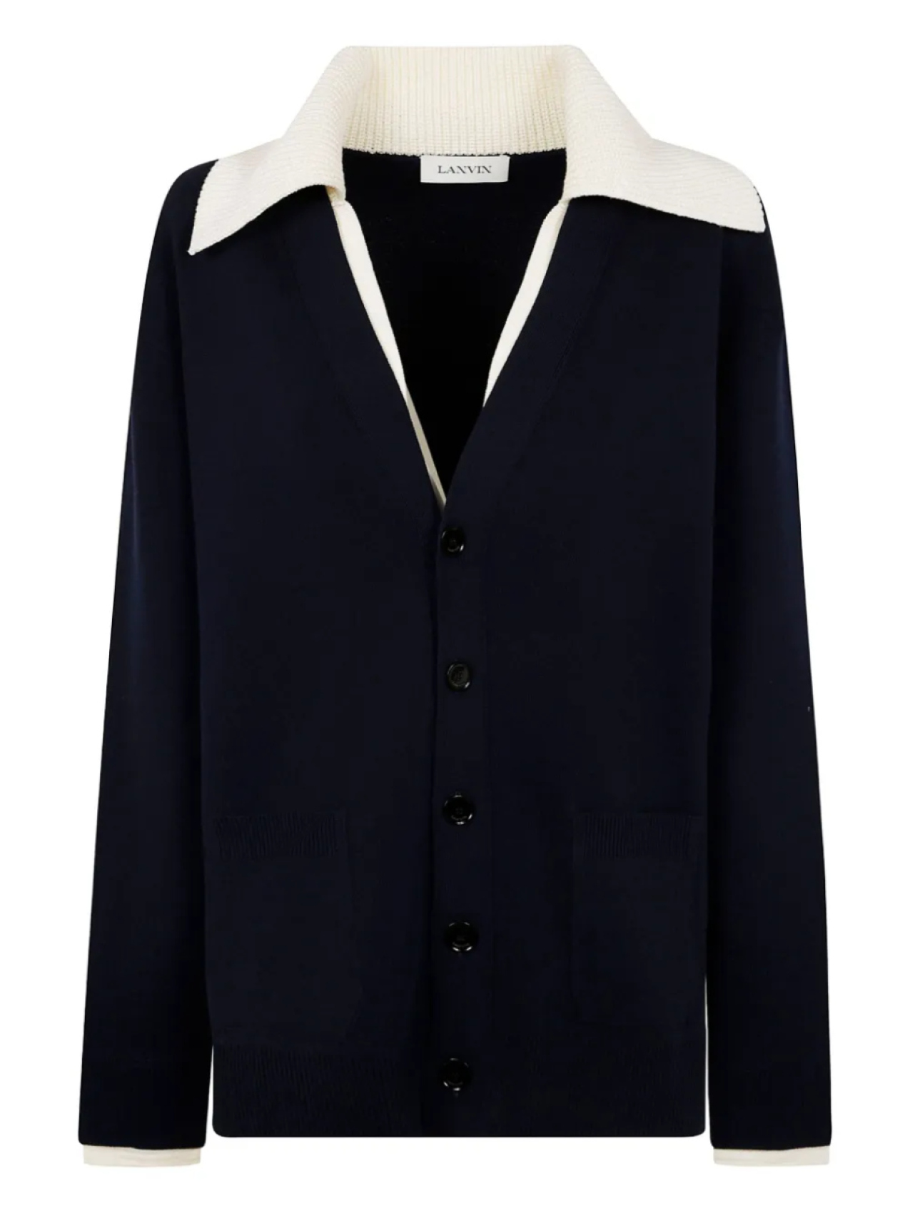 

Джемпер из хлопка Lanvin, синий
