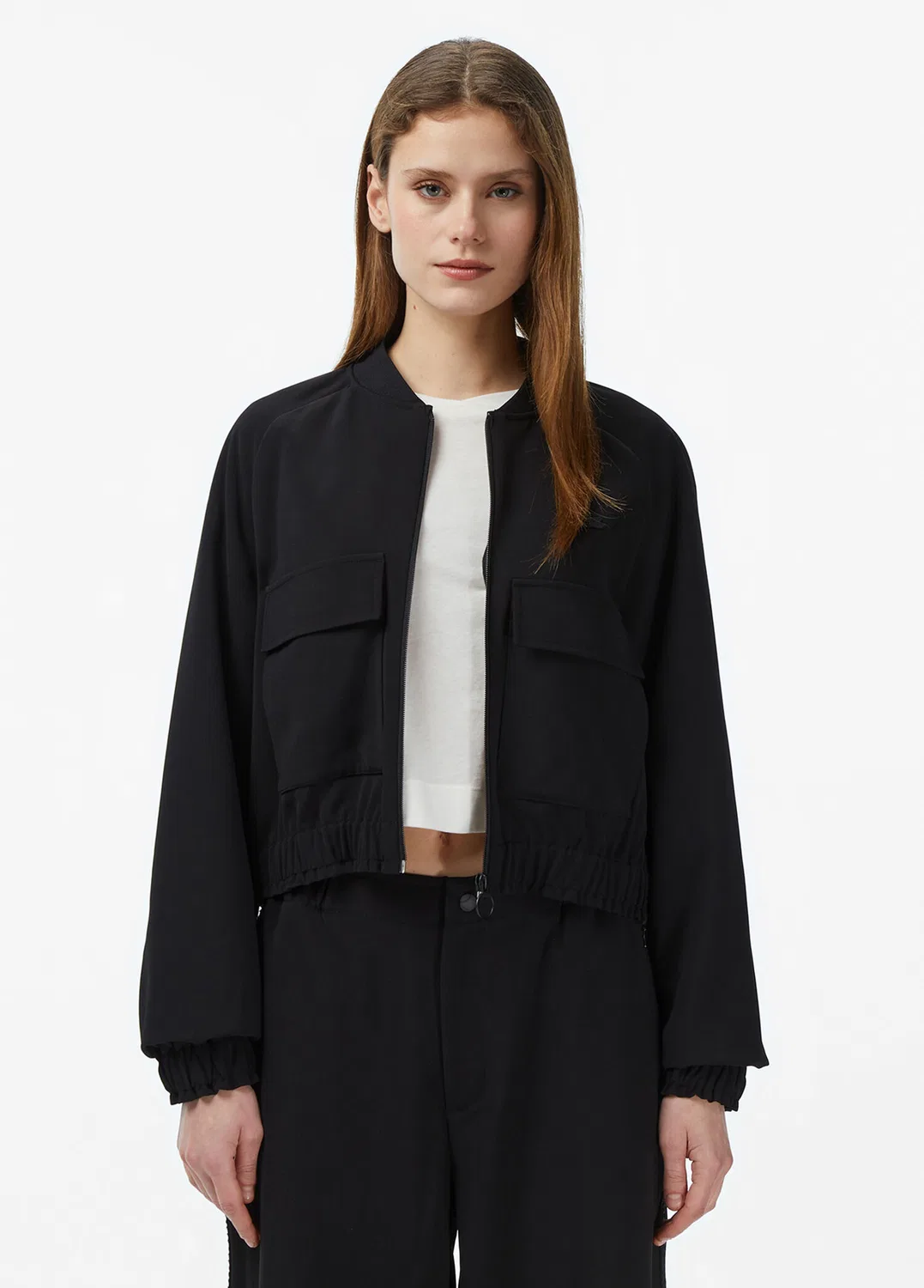 Куртка женская Lacoste Regular Fit, черная
