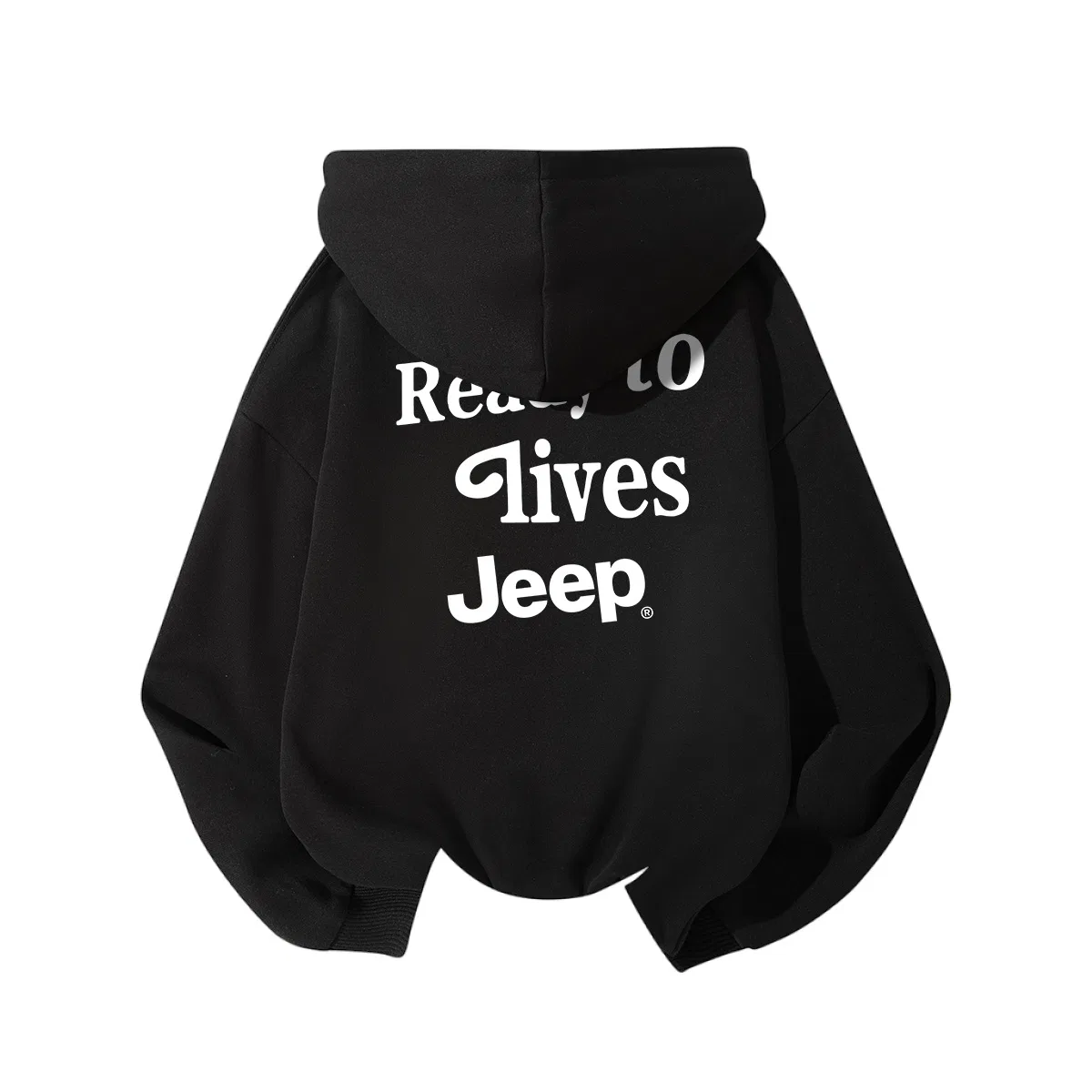 Детский свитшот с флисовой подкладкой Jeep, New Year Red Fleece-Lined — фото 3