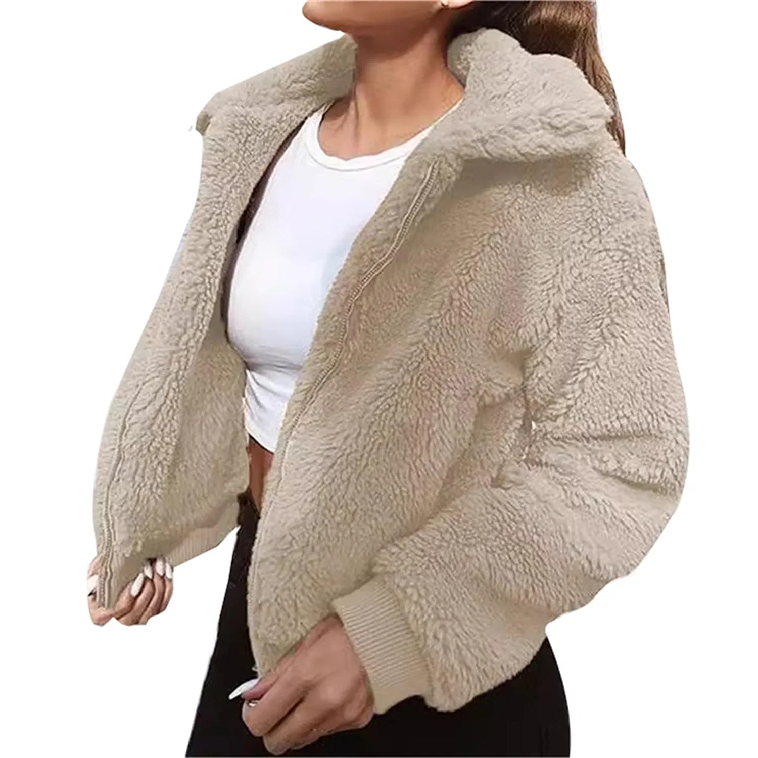 Женское дождевик с длинным рукавом, bianco