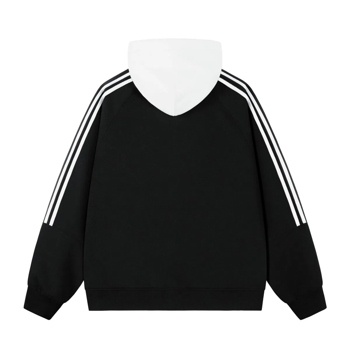 Детская толстовка унисекс с принтом MostwantedLab, White & Heather Gray & Black — фото 4