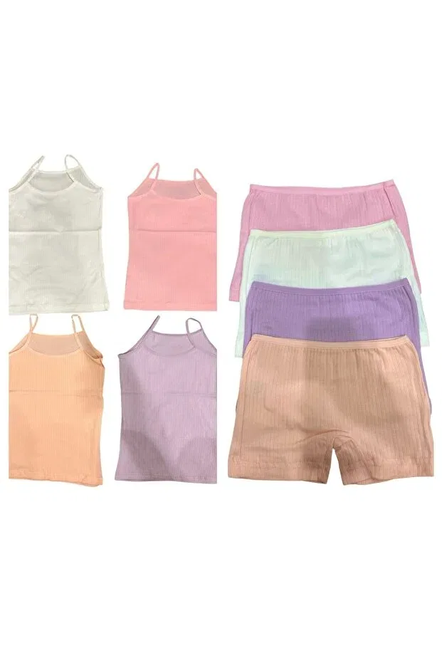 Детский комплект боксеров для девочек хлопковый 12 шт Hb Trend, Multicolor — фото 2
