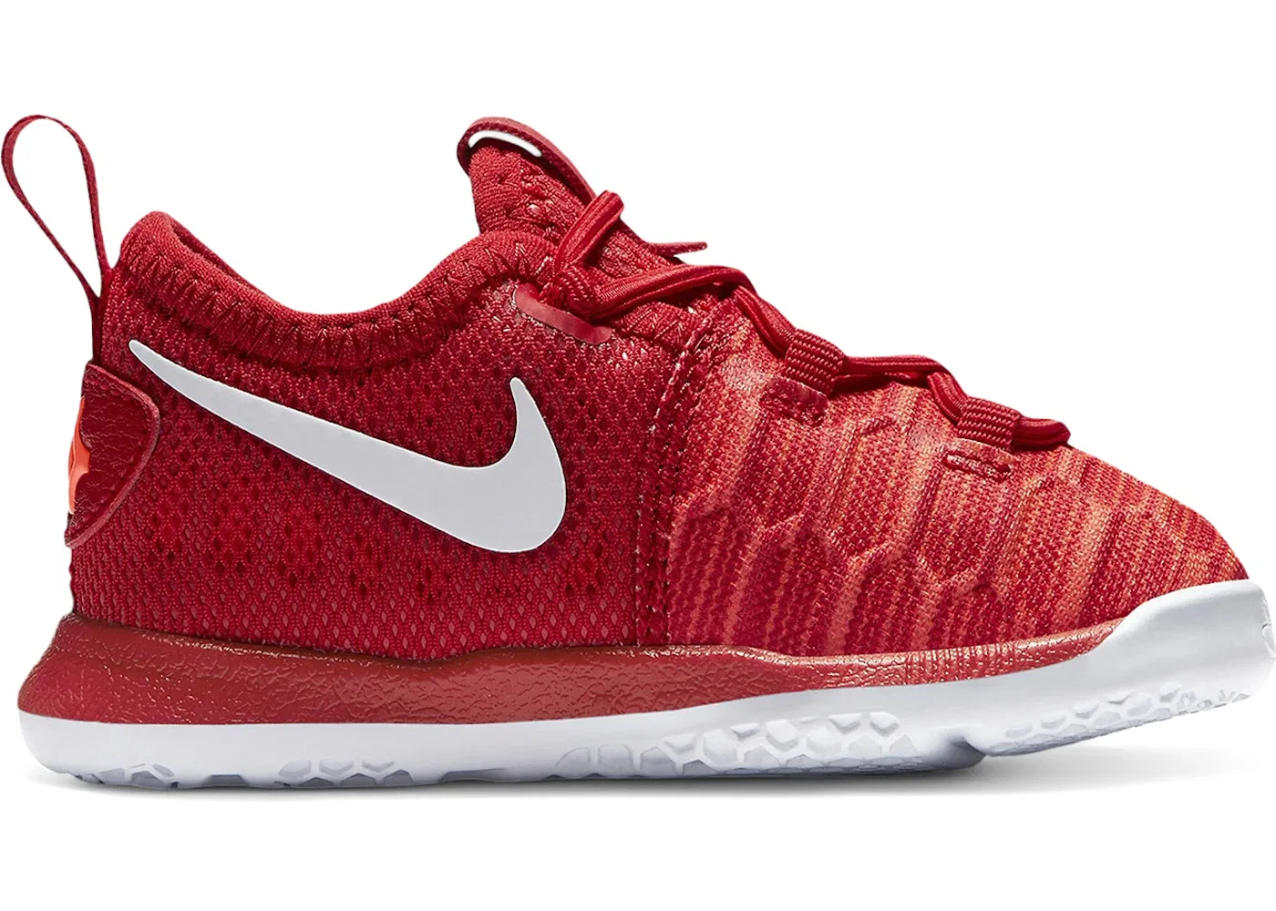 Детские кроссовки для мальчиков с принтом Nike KD 9 Nike, University Red White
