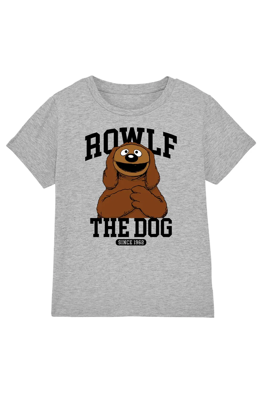 Детская футболка с принтом The Muppets Rowlf the Dog, Disney, Athletic Heather