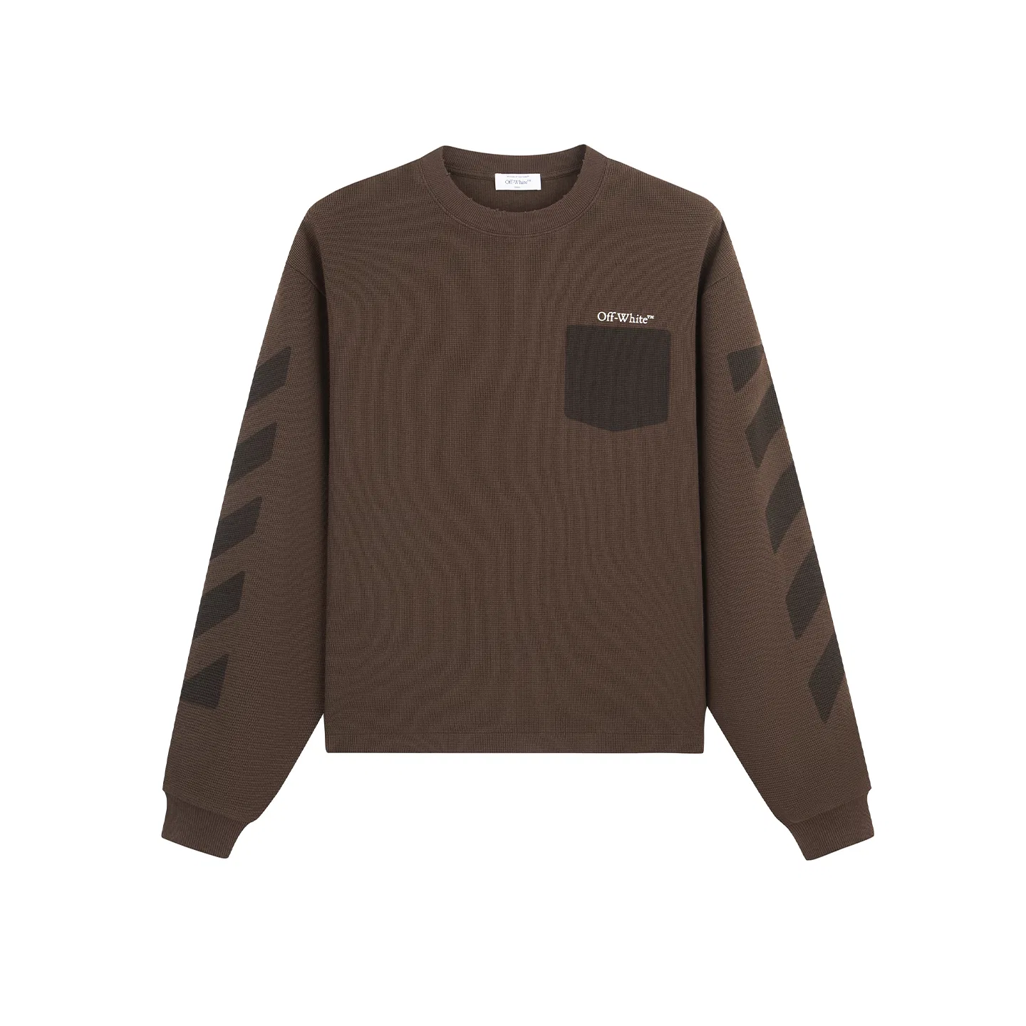 Детский свитшот с круглым вырезом OFF-WHITE, Coffee