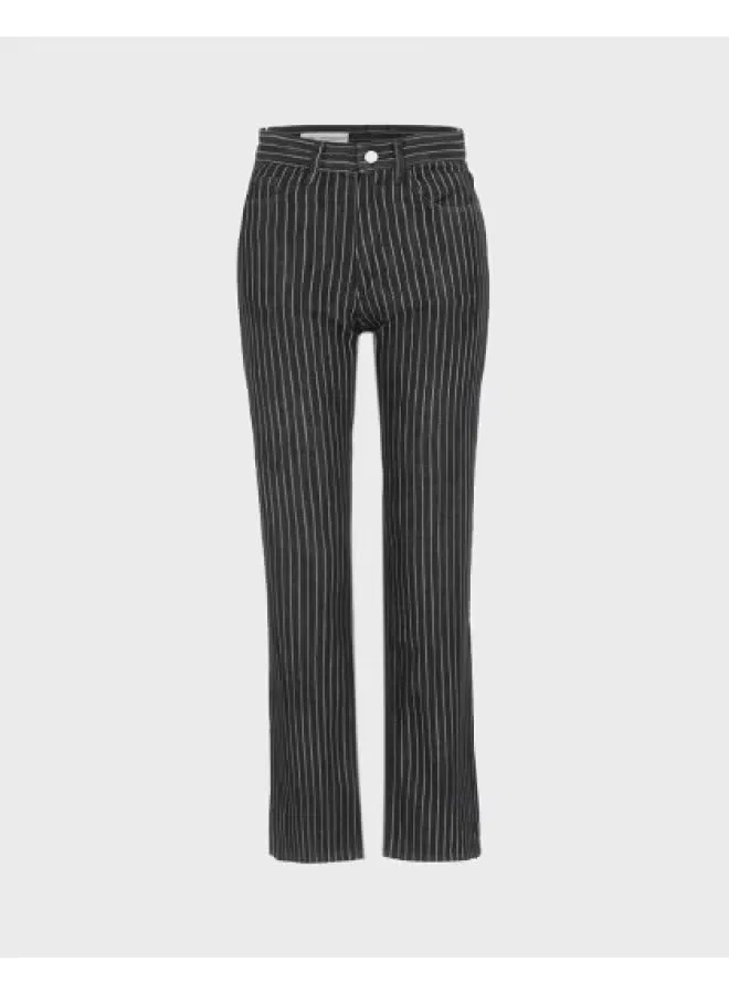 Брюки прямые Zara, черный