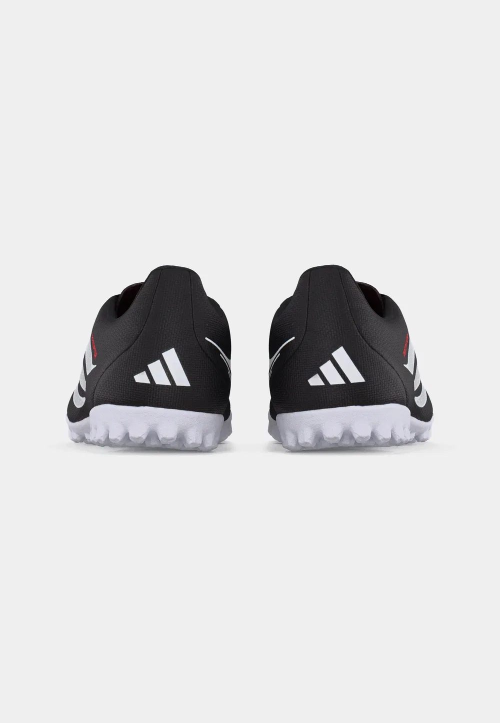 Детские футбольные бутсы Predator Club Turf унисекс - для искусственных газонов Adidas Performance, Core Black/Footwear White/Lucid Red — фото 4