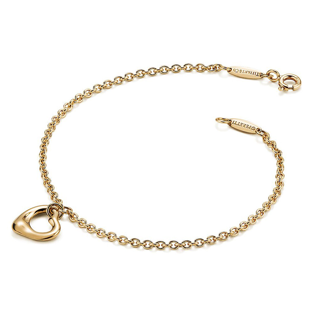 Браслет Tiffany & Co. Elsa Peretti Open Heart, 11 мм,  золото — фото 2